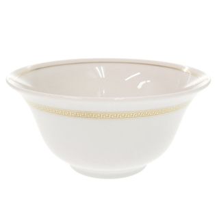 未使用品 ヴェルサーチ Asia Meandre d'Or 陶器 ホワイト ゴールド 茶碗 食器 1177【中古】VERSACE