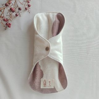 【布ナプキン】無添加コットンフランネルとコットンリネン 23cm6層仕立て 1枚