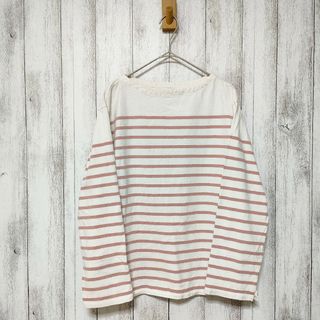 UNIQLO ユニクロ (S)　ボーダー オーバーサイズT 長袖
