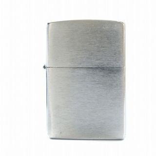 ジッポー(ZIPPO)のジッポー オイルライター 喫煙具 タバコ 小物 火花確認済み ロゴ シルバー色(その他)