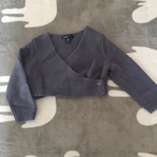 ベビーギャップ(babyGAP)のbabyGAP ブルーグレー カーディガン ボレロ 6-12m (カーディガン/ボレロ)