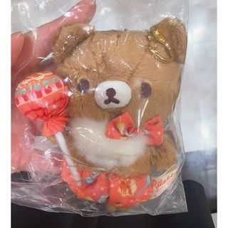 リラックマ　チュッパチャプス　ぶらさげぬいぐるみ  チャイロイコグマ(キャラクターグッズ)