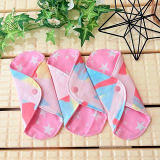 快適ガーゼライナー3枚セット☆おりものシート☆ダブルガーゼ布ナプキン☆