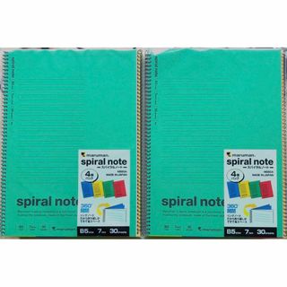 マルマン spiral note B5 30枚 7mm罫 4冊パック 2点セット