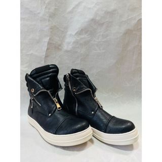 NOMENCLATノーメンクラートフロントジップ ライダース ブーツスニーカー