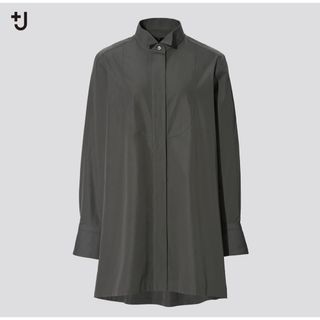 UNIQLO +J スピーマコットンロングシャツ オリーブ 新品
