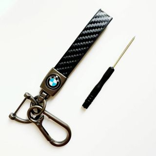 BMW キーホルダー おしゃれ pu革 レザー2(キーホルダー)