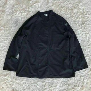 Chef REVIVALコックシャツシェフシャツブラック黒大きいサイズ2XL(シャツ)