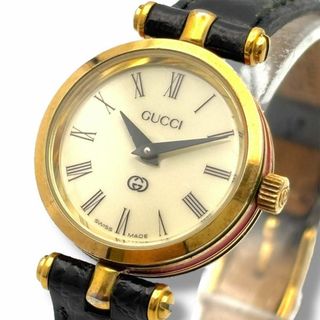 グッチ(GUCCI)の稼働 グッチ 腕時計 クオーツ レディース シェリー レザー 2針 ローマン(腕時計)