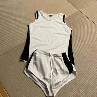 ランニングランパンセット 白 女子用 140 おまけ付