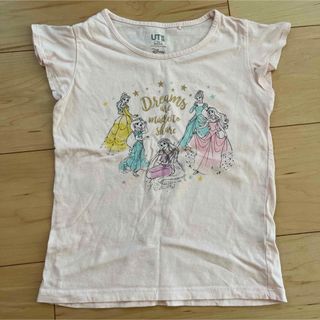 ユニクロ(UNIQLO)のUNIQLO プリンセス Tシャツ 110(Tシャツ/カットソー)