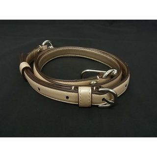 コーチ(COACH)の■美品■ COACH コーチ レザーバッグ用 ショルダーストラップ 斜め掛け レディース アイボリー系 BK6998(その他)