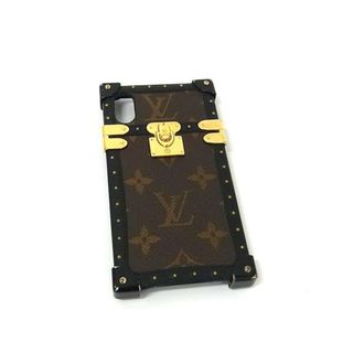 ルイヴィトン(LOUIS VUITTON)のLOUIS VUITTON ルイヴィトン M62618 モノグラム アイトランク フォリオ iPhone X/XS 対応 アイフォンケース ブラウン系 BK6990(その他)