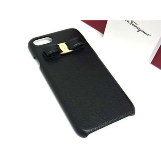 サルヴァトーレフェラガモ(Salvatore Ferragamo)の■新品■未使用■ Salvatore Ferragamo フェラガモ ヴァラリボン レザー iPhone7/8/SE第2世代対応 アイフォンケース FN5045(その他)