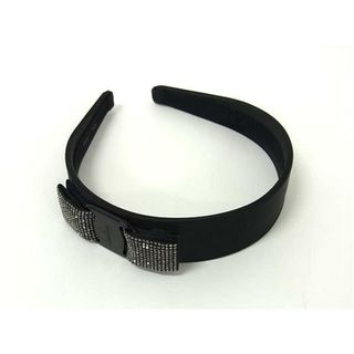 サルヴァトーレフェラガモ(Salvatore Ferragamo)の■新品同様■ Salvatore Ferragamo フェラガモ ヴァラリボン サテン カチューシャ ヘアアクセサリー レディース ブラック系 FN4985(その他)