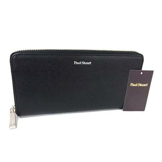 ポールスチュアート(Paul Stuart)の■新品■未使用■ Paul Stuart ポールスチュアート レザー ラウンドファスナー 長財布 ウォレット メンズ ブラック系 BK7672(その他)