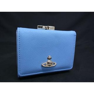 ヴィヴィアンウエストウッド(Vivienne Westwood)の■新品■未使用■ Vivienne Westwood ヴィヴィアンウエストウッド オーブ PVC 三つ折り 財布 ウォレット ライトブルー系 FH8122(長財布)
