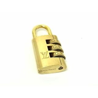 ルイヴィトン(LOUIS VUITTON)の■美品■ LOUIS VUITTON ルイヴィトン ダイヤルロック式 カデナ 南京錠 パドロック 鍵 チャーム ゴールド系 DB1745(その他)