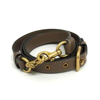 コーチ(COACH)の■美品■ COACH コーチ レザー バッグ用 ショルダーストラップ 斜め掛け 肩掛け レディース グレージュ系 BK9144(その他)