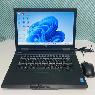 エヌイーシー(NEC)のT263 NECノートパソコンi5高速SSDサクサク動くWin11オフィス付き(ノートPC)