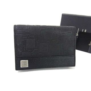 ダンヒル(Dunhill)の■極美品■ dunhill ダンヒル ディーエイト PVC×レザー カードケース カード入れ 名刺入れ パスケース メンズ ブラック系 FH9073(その他)