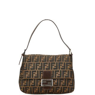 フェンディ(FENDI)のフェンディ ズッカ マンマバケット ハンドバッグ キャンバス レディース FENDI 【222-19656】(ハンドバッグ)