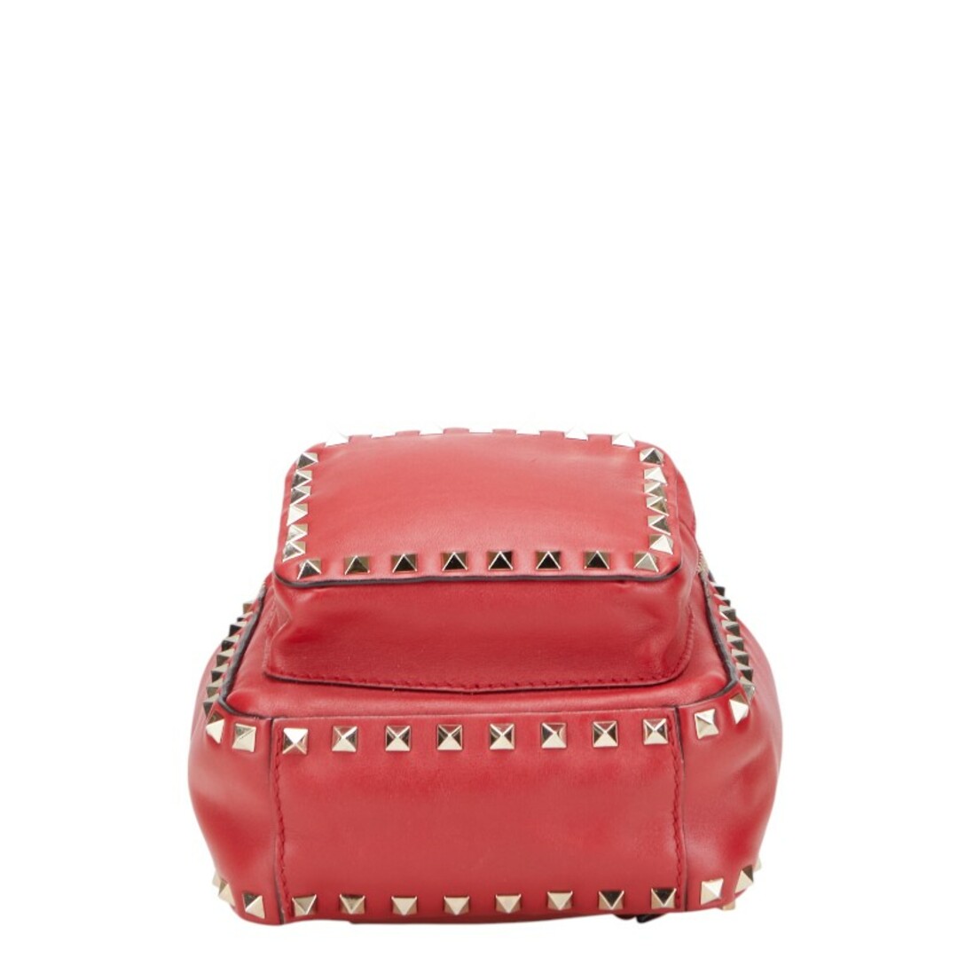 RED VALENTINO レッドヴァレンティノ レザーリュック 星スタッズ VALENTINO - ヴァレンティノ ロックスタッズ リュック バック