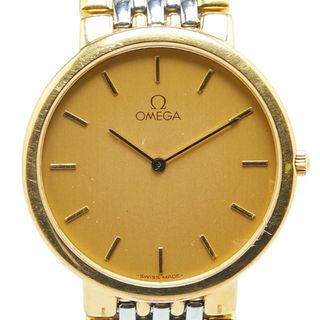 オメガ(OMEGA)のオメガ デビル 腕時計 クオーツ ゴールド文字盤 ステンレススチール メンズ OMEGA 【214-20843】(腕時計(アナログ))
