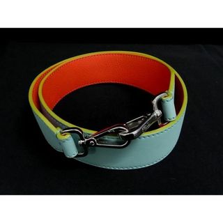 フェンディ(FENDI)の■新品同様■ FENDI フェンディ ストラップユー レザー バッグ用 ショルダーストラップ 肩掛け ライトブルー系 FS2570(その他)