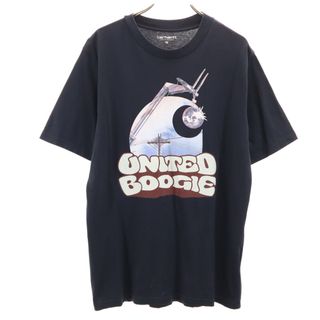 カーハート(carhartt)の古着 Carhartt カーハート 半袖 Tシャツ M ネイビー メンズ(Tシャツ/カットソー(半袖/袖なし))