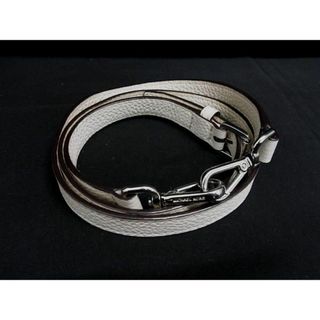 マイケルコース(MICHAEL KORS)の■美品■ MICHAEL KORS マイケルコース レザー バッグ用 ショルダーストラップ ショルダーベルト 斜め掛け アイボリー系 BP2863(その他)