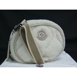モンクレール(MONCLER)の■美品■ MONCLER モンクレール ボア×レザー ショルダーバッグ 斜め掛け 肩掛け レディース アイボリー系 FS2886(その他)