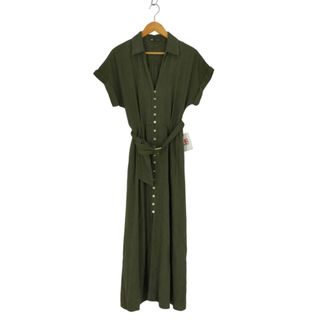 ザラ(ZARA)のZARA(ザラ) リネンレーヨン ベルテッド ワンピース  レディース(その他)