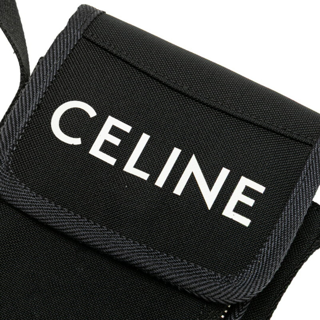 CELINE 斜め掛け ショルダーバッグ モバイルポーチ【ランク:S】 CELINE - セリーヌ トレッキング モバイルポーチ 斜め掛け ミニ