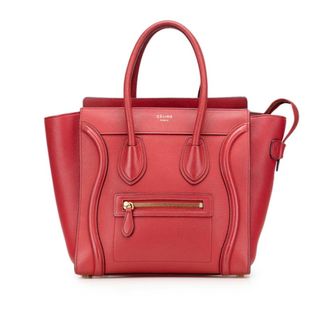 セリーヌ(CELINE)のセリーヌ ラゲージ ナノ ショッパー ハンドバッグ レザー レディース CELINE 【228-22321】(ハンドバッグ)