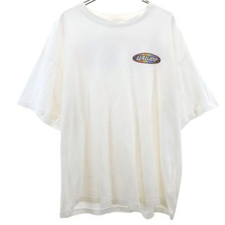 古着 SOF Tee ソフティー 90s USA製 オールド バックプリント WWJD? 半袖 Tシャツ XL ホワイト シングルステッチ What Would Jesus Do メンズ(Tシャツ/カットソー(半袖/袖なし))