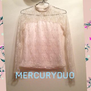 マーキュリーデュオ(MERCURYDUO)のマーキュリー♡レーストップス(カットソー(長袖/七分))