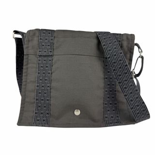 エルメス(HERMES)のエルメス HERMES 斜め掛けショルダーバッグ エールライン バサス PM キャンバス ダークグレー シルバー ユニセックス 送料無料【中古】 z6078(ショルダーバッグ)