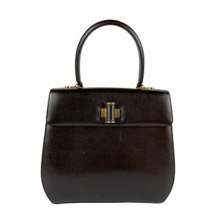 サルヴァトーレフェラガモ(Salvatore Ferragamo)のサルヴァトーレフェラガモ Salvatore Ferragamo ハンドバッグ ショルダーバッグ レザー ブラウン レディース 送料無料【中古】 z6099(ハンドバッグ)