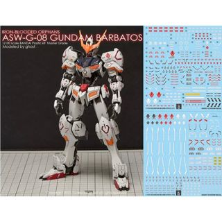 MG 1/100  ガンダムバルバトス 用水転写式デカール(模型/プラモデル)