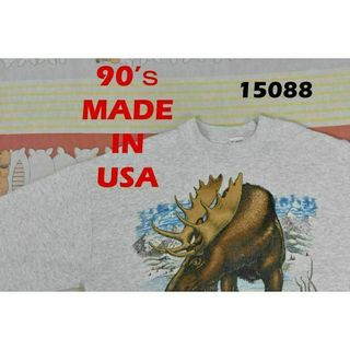 フルーツオブザルーム(FRUIT OF THE LOOM)のフルーツオブザルーム 90s スウェット 15088 USA製 エラー個体 80(スウェット)