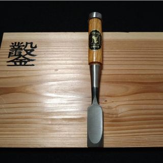 鉋鑿　新品未使用　狐　キツネ　追入鑿　大工道具　天然砥石　DIY ノミ　のみ(工具/メンテナンス)
