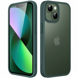 JETech マットケース iPhone 13 6.1インチ 耐衝撃性ミリタリー(その他)