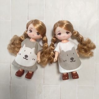 ミキちゃんマキちゃん　服セット　ワンピース（くま)