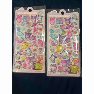 ボンボンドロップシール クロミ ポチャッコ プリン キティ マイメロ キキララ(シール)