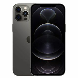 アップル(Apple)のiPhone12 Pro Max 256GB グラファイト SIMフリー 本体 Aランク スマホ iPhone 12 Pro Max アイフォン アップル apple  【送料無料】 ip12pmmtm1503(スマートフォン本体)
