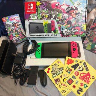 ニンテンドースイッチ(Nintendo Switch)のNintendo Switch本体スプラトゥーンEdition SDカード付(家庭用ゲーム機本体)