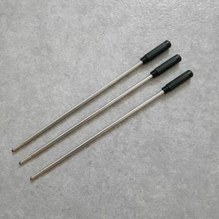 ティファニー ボールペン エルサペレッティ　リフィル 黒 3本 中字 替え芯