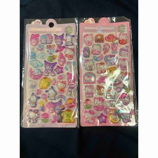 ボンボンドロップシール キティちゃん クロミ マイメロ ポチャッコ プリン(シール)