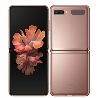 サムスン(SAMSUNG)のSCG04 GALAXY Z Flip 5G ミスティックブロンズ SIMフリー 本体 au スマホ  【送料無料】 scg04br7mtm(スマートフォン本体)